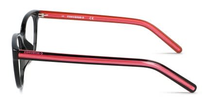 Converse CV5028Y Kids Shiny Black glasses - Shiny Black - Side View
