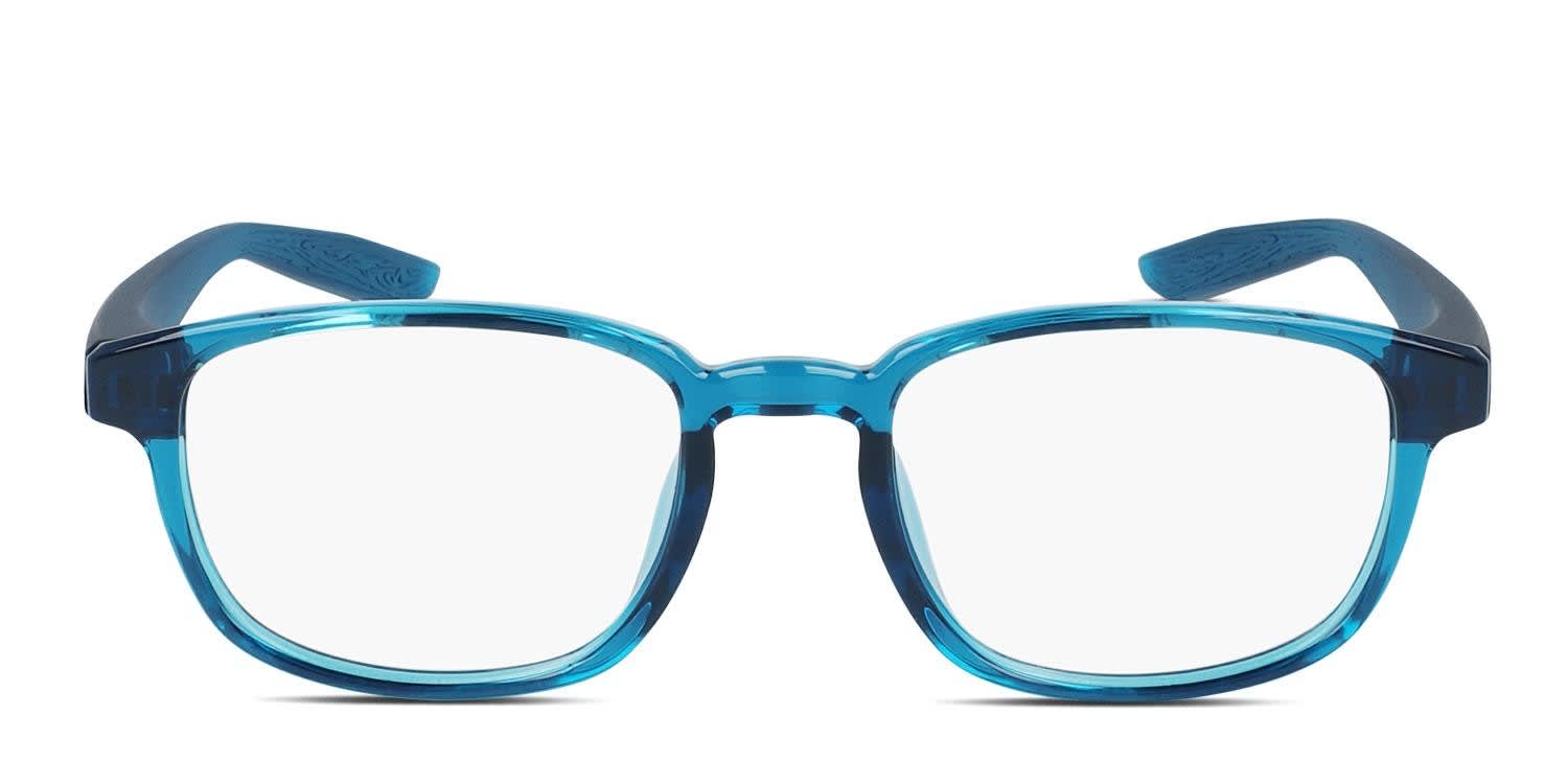 Nike 5031 Kids Blue glasses - Blue - Frontal View