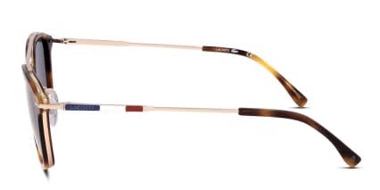 Lacoste L608SND Tortoise, Gold glasses - Tortoise / Gold - Side View