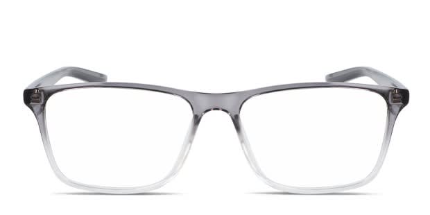 Nike 7125 Gray/Clear Eyeglasses | Includes FREE Rx Lenses display picture 3