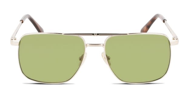 Lanvin LNV120S Gold, Green Prescription Sunglasses