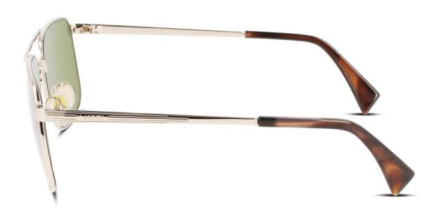 Lanvin LNV120S Gold, Green Prescription Sunglasses