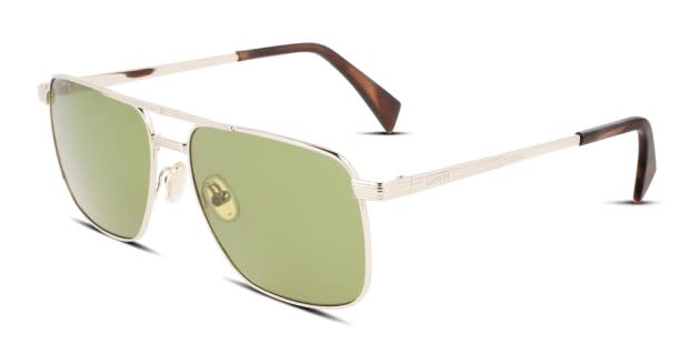 Lanvin LNV120S Gold, Green Prescription Sunglasses