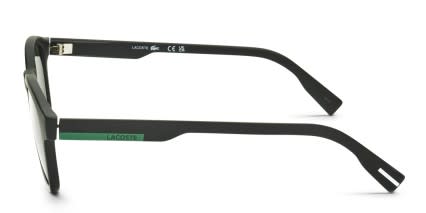 Lacoste L968S Black glasses - Black / Green - Side View