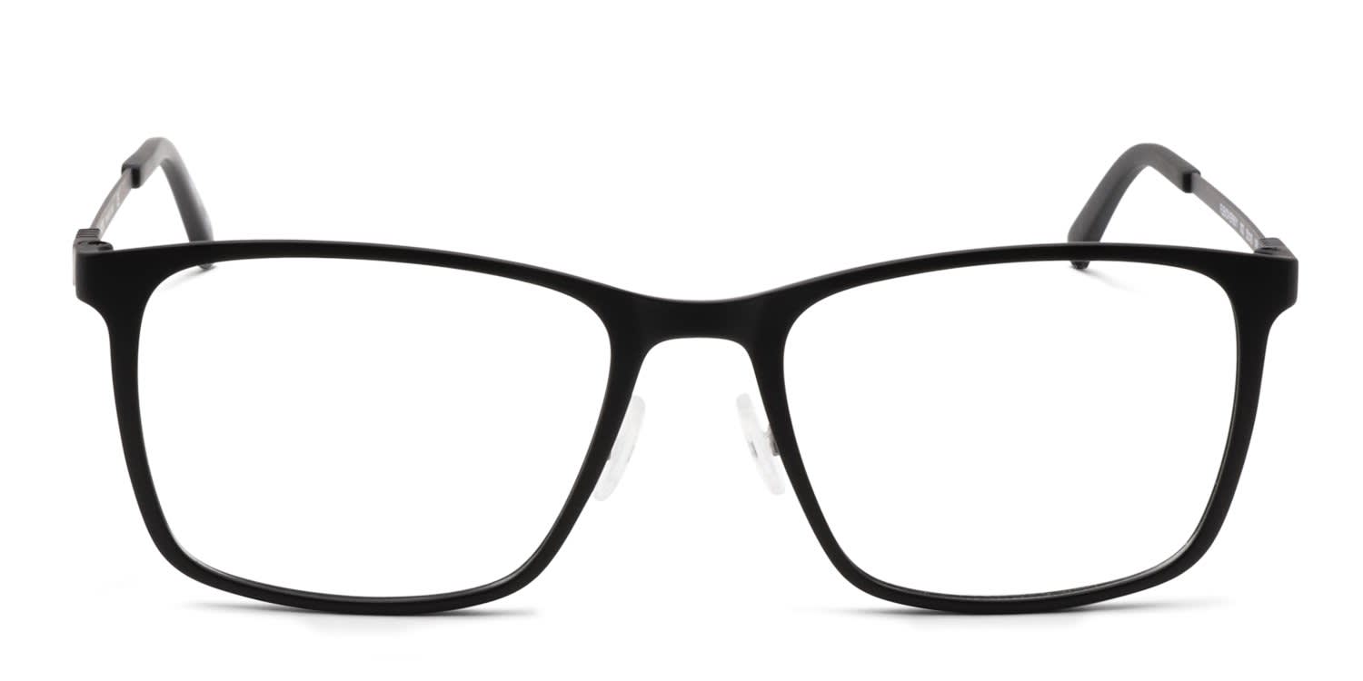 Flexon EP8011 Black glasses - Black - Frontal View