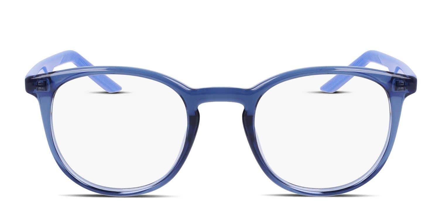 Nike 5545 Kids Blue glasses - Blue - Frontal View
