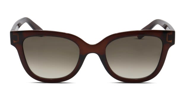 Ferragamo SF1066S clear, brown frame with gradient brown  display picture 1
