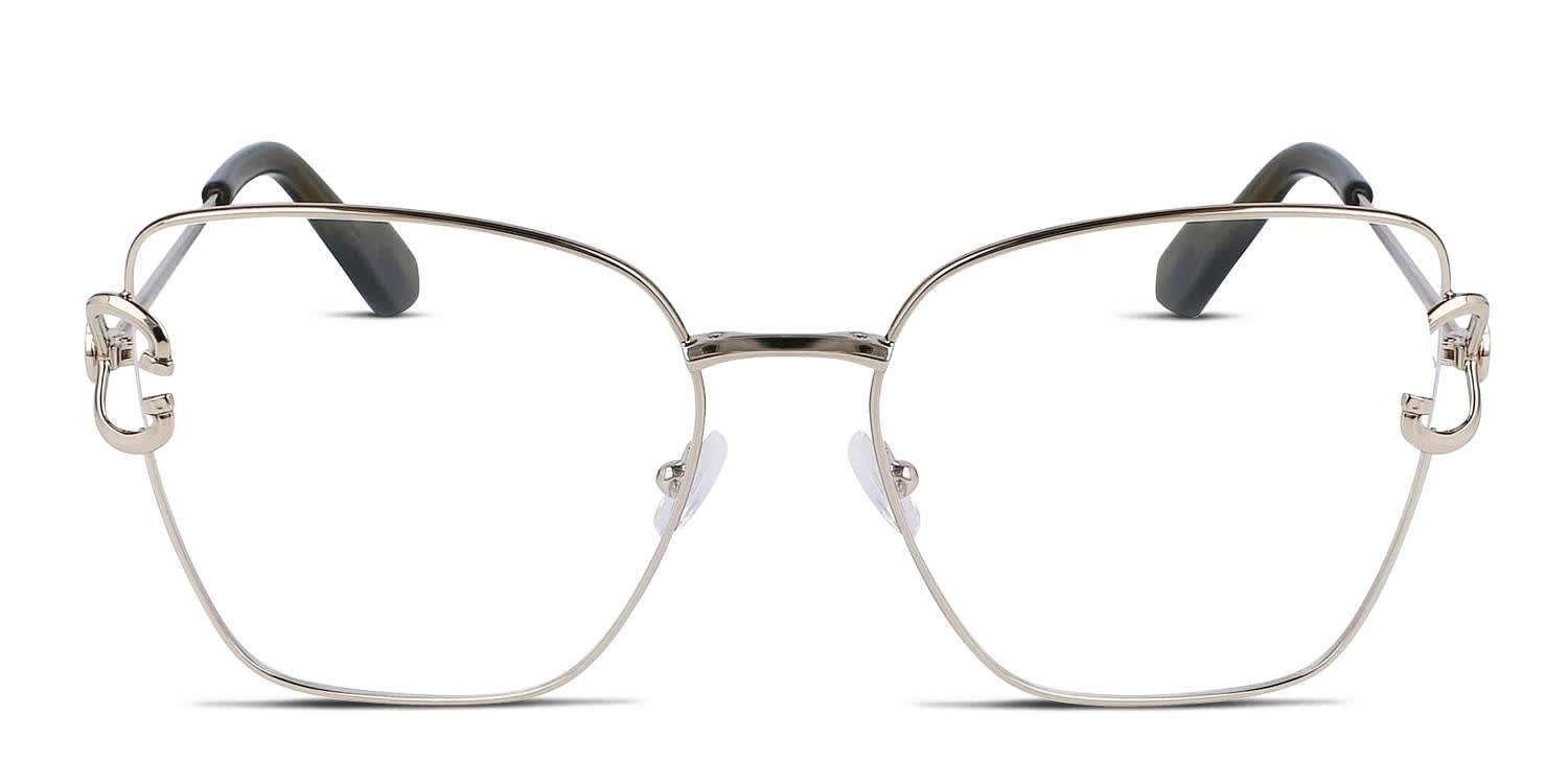 LANVIN スクエアフレームメガネ LNV2121 708 Lanvin LNV2121 Gold Eyeglasses | Includes FREE Rx Lenses