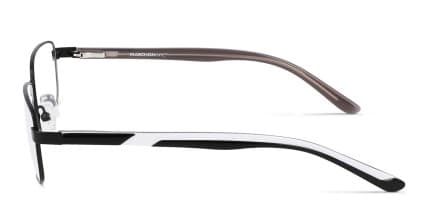Marchon M-6506 Kids Matte Black glasses - Matte Black - Side View