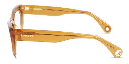 Lanvin LNV2627 Brown, Clear glasses - Brown / Clear - Side View