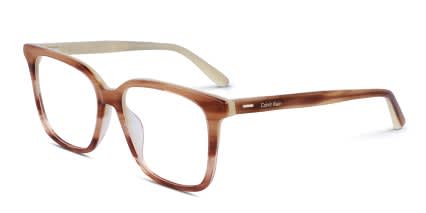 Calvin Klein CK22540 Brown, Beige glasses - Brown / Beige - Angle View