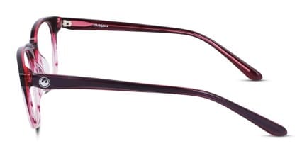 Dragon DR2035 Purple, Clear glasses - Purple / Clear - Side View