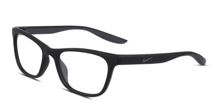 Nike 7047 Matte Black glasses - Matte Black - Angle View