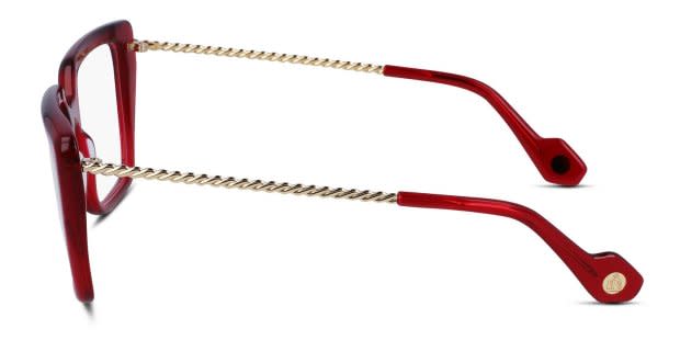 Lanvin LNV2633 Red Eyeglasses | Includes FREE Rx Lenses