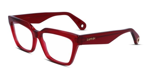 Lanvin LNV2636 Red Eyeglasses | Includes FREE Rx Lenses