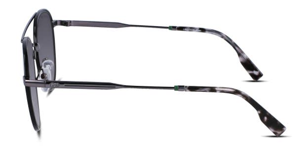 Lacoste L258S Black, Gunmetal Prescription Sunglasses - 50% Off Lenses