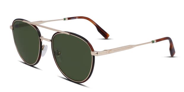 Lacoste L258S Tortoise, Gold Prescription Sunglasses - 50% Off Lenses