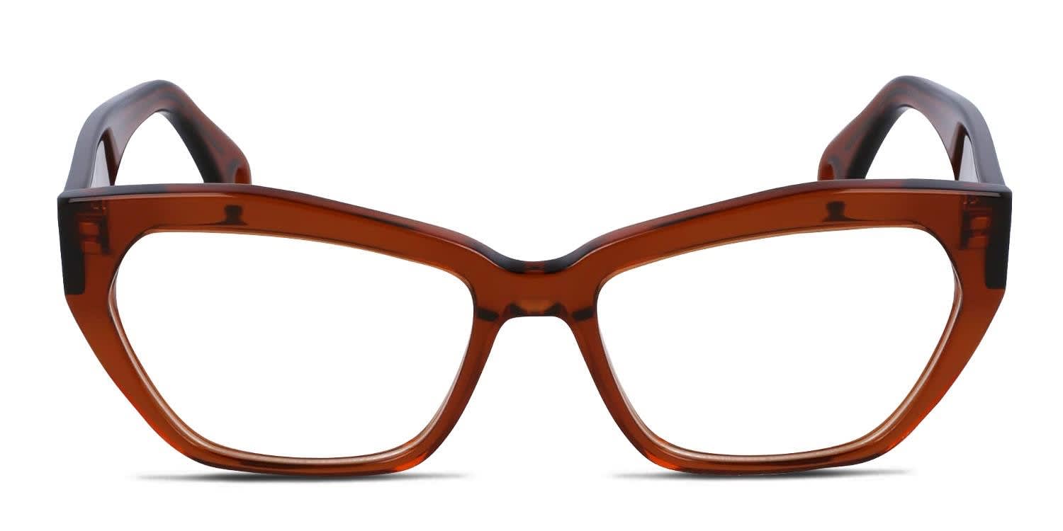 Lanvin LNV2638 Brown glasses - Brown - Frontal View