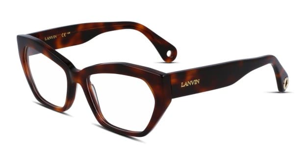 LANVIN キャットアイフレムメカネ LNV2635 319 Lanvin LNV2635 Tortoise Eyeglasses | Includes FREE Rx Lenses