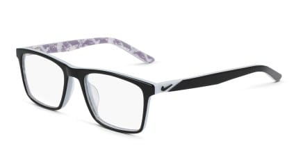 Nike 5548 Kids Black glasses - Black - Angle View