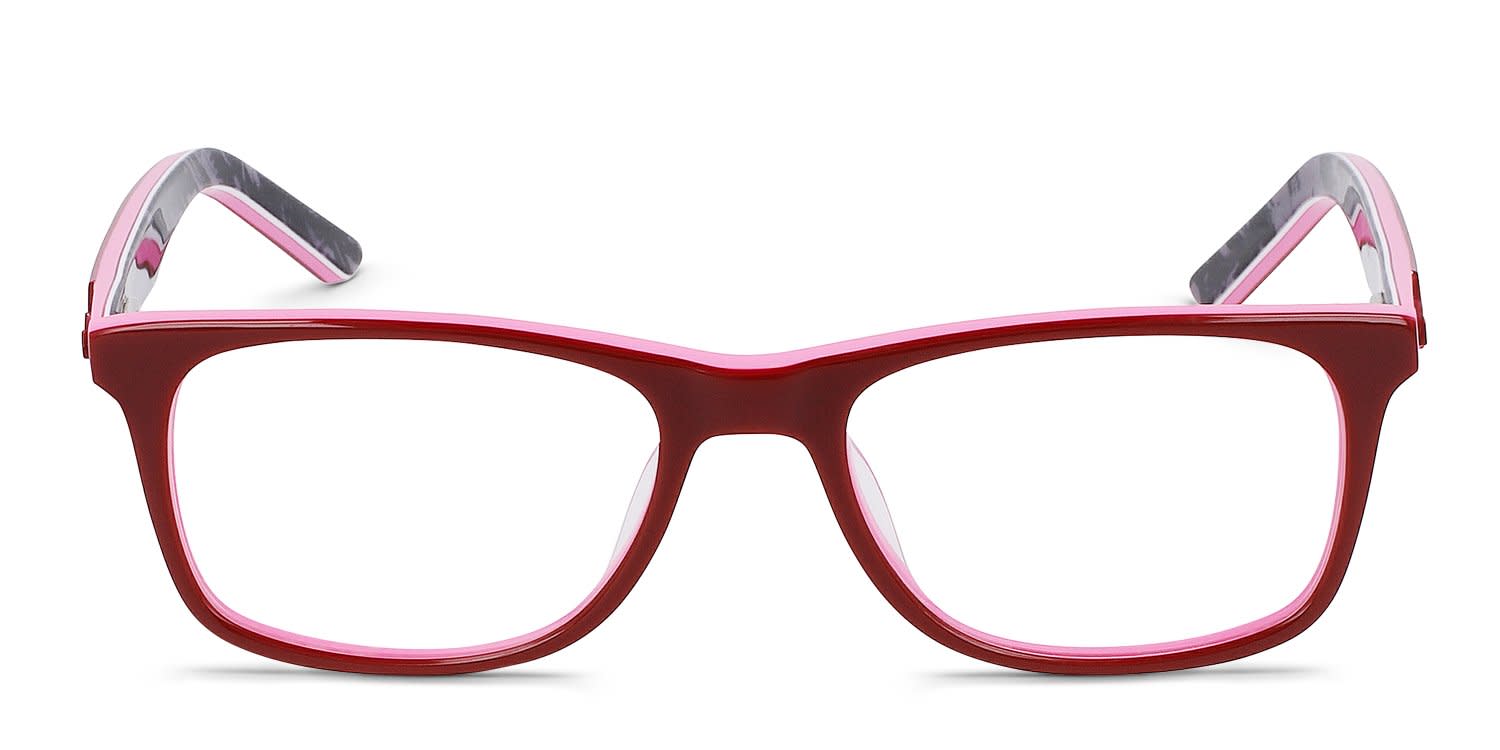 Nike 5549 Kids Red, Pink glasses - Red / Pink - Frontal View