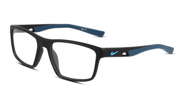 Nike 7015 Matte Black Eyeglasses | Includes FREE Rx Lenses