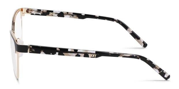 DKNY DK3007 Black, Gold Prescription Eyeglasses display picture 3