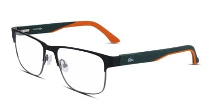 Lacoste L2291 Green, Gunmetal glasses - Green / Gunmetal - Angle View