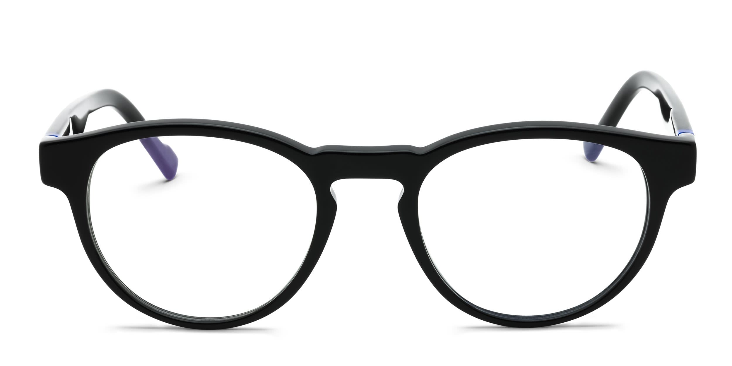 Zeiss ZS23535 Shiny Black glasses - Shiny Black - Frontal View