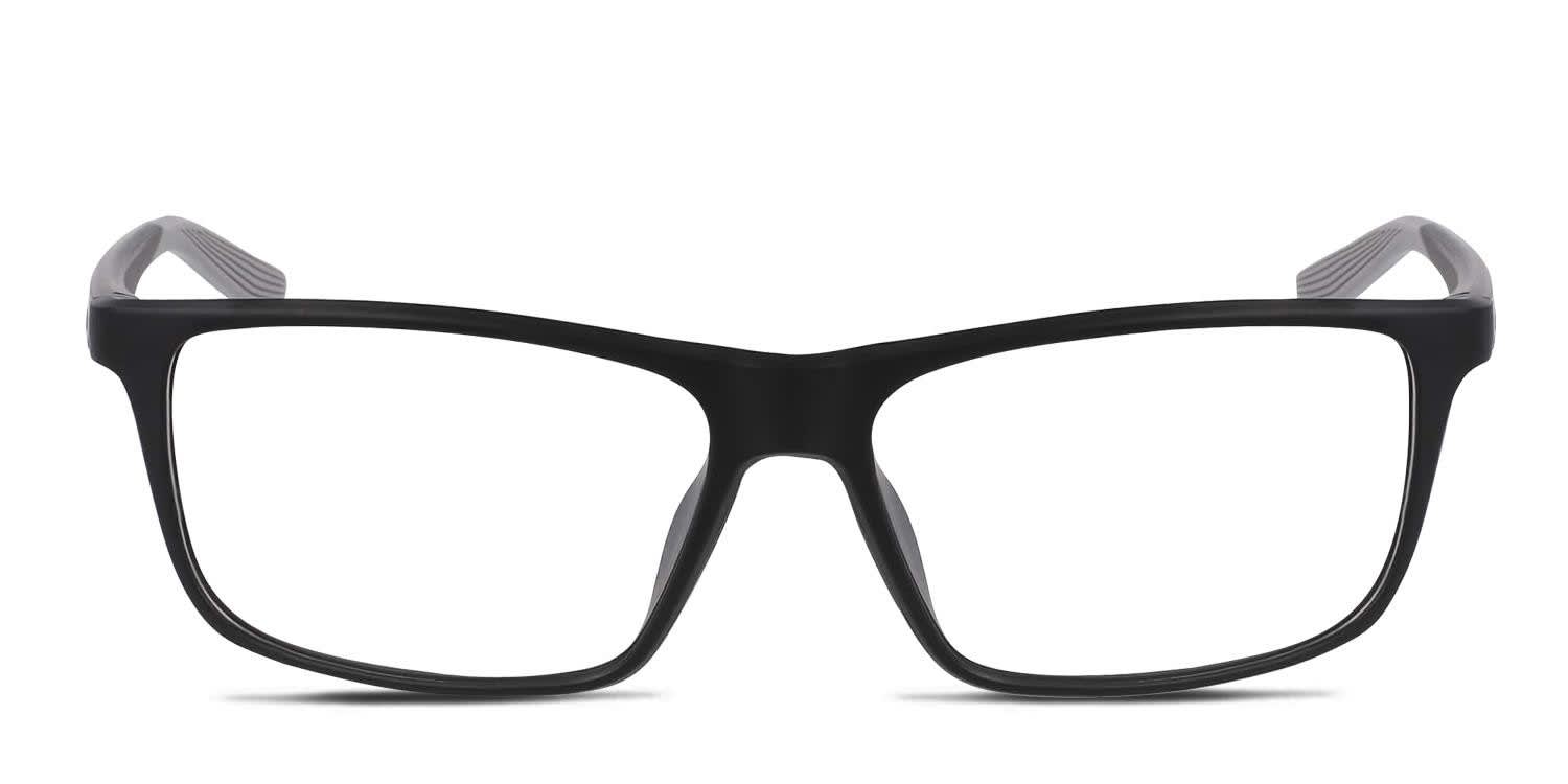 NWT Nike 7272 Matte Black Rectangle 56mm Eyeglasses Nike NIKE 7272 001 Men main image 4