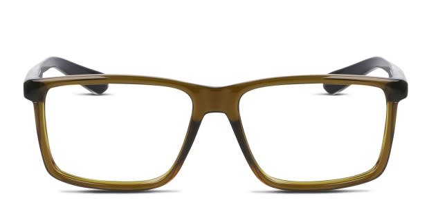 Dragon DR2042 Green, Clear Eyeglasses | Includes FREE Rx Lenses