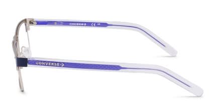 Converse CV3023Y Kids Blue, Silver glasses - Blue / Silver - Side View