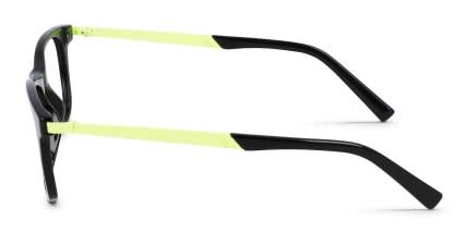 Flexon J4019 Kids Black glasses - Black - Side View