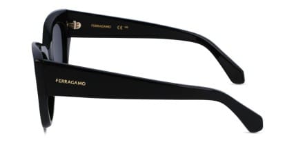 Ferragamo SF1107S Shiny Black glasses - Shiny Black - Side View