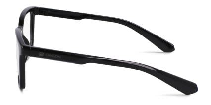 Dragon DR2046 Shiny Black glasses - Shiny Black - Side View