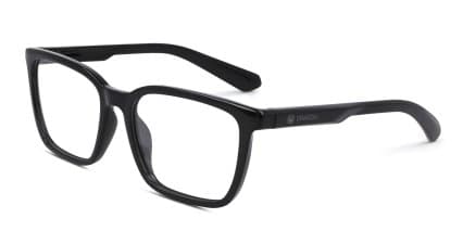 Dragon DR2046 Shiny Black glasses - Shiny Black - Angle View