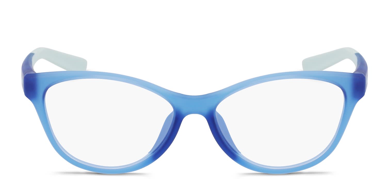 アイカツフレンズ クラシックブルーノーブル Nike 5039 Kids Blue Prescription Eyeglasses