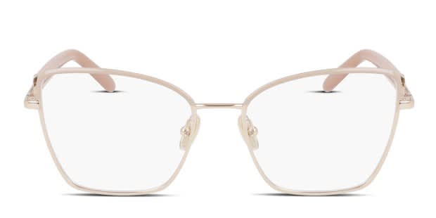 Ferragamo SF2223N Gold, Beige Prescription Eyeglasses