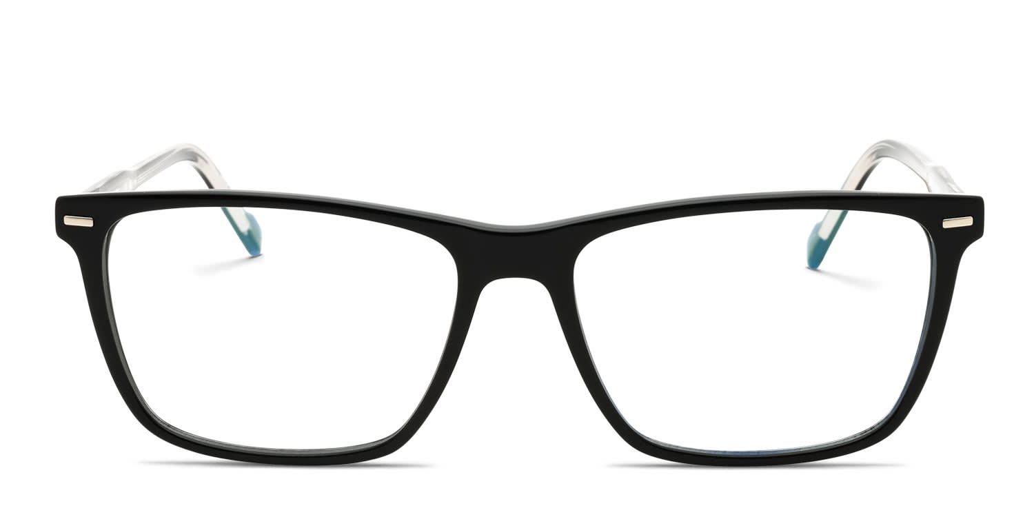 Zeiss ZS24541 Shiny Black glasses - Shiny Black - Frontal View