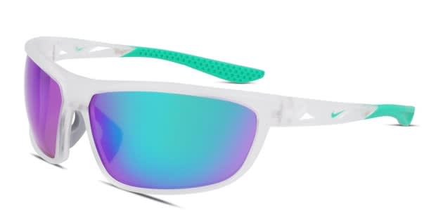NWT Nike WINDTRACK-RUN-E-902 Matte Clear 68mm Sunglasses Amazon.com: NIKE Sunglasses WINDTRACK RUN EV 24003 902 Matte  main image 2