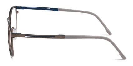 Flexon E1150 Gunmetal glasses - Gunmetal - Side View