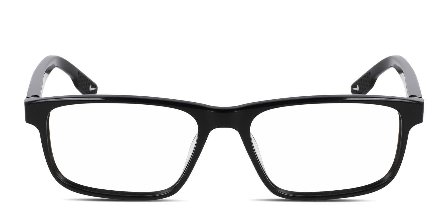 Nike 7170 Shiny Black glasses - Shiny Black - Frontal View
