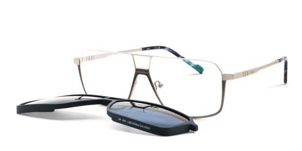 Zeiss ZS24157LPMAG-SET w/Clip-On Silver, Gunmetal Prescription