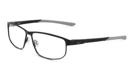 Nike 8157 Matte Black glasses - Matte Black - Angle View