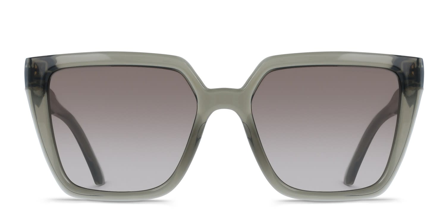 Ferragamo SF2058SE Green, Clear Prescription Sunglasses