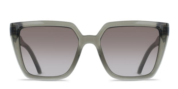 Ferragamo SF2058SE Green, Clear Prescription Sunglasses