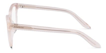 Dragon DR2054 Beige, Clear glasses - Beige / Clear - Side View