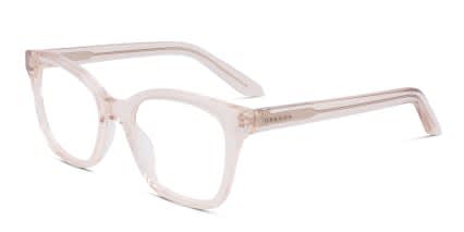 Dragon DR2054 Beige, Clear glasses - Beige / Clear - Angle View