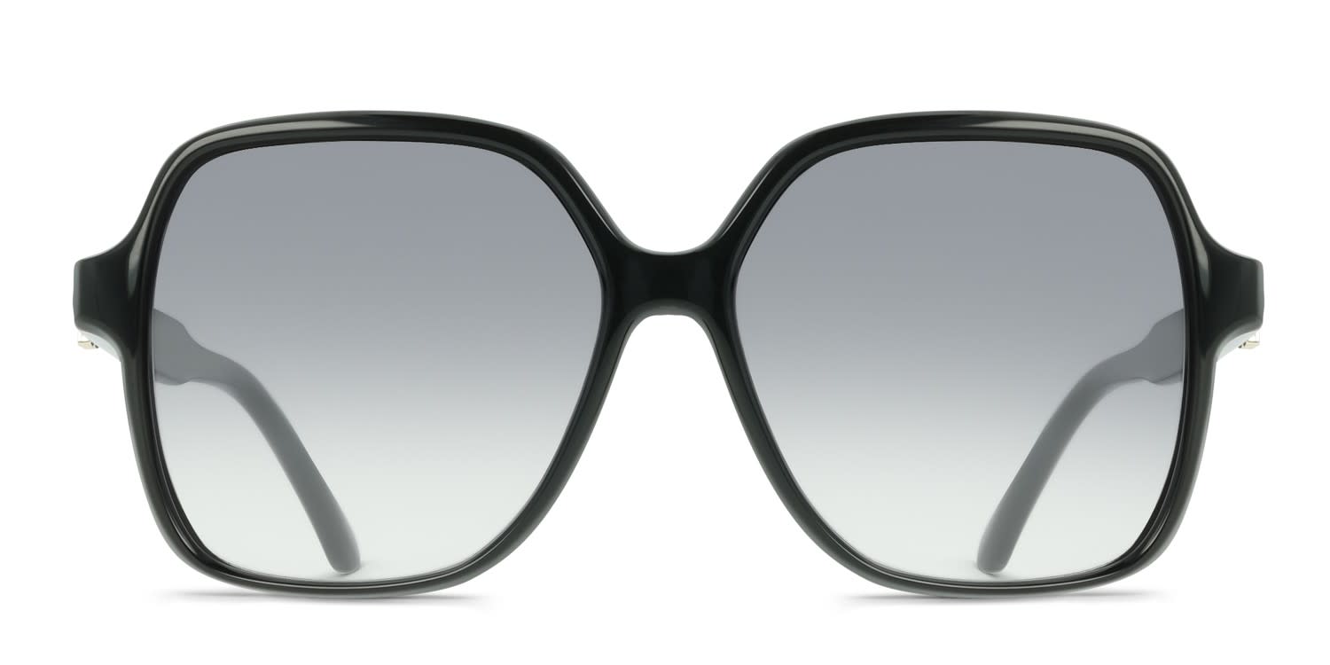 Saint Laurent Bold 1/F Glitter, Black Prescription Sunglasses - 50