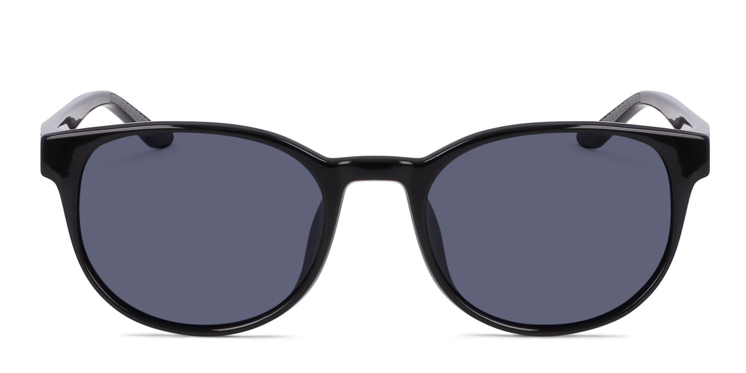 Nike Temper Flow Shiny Black glasses - Shiny Black - Frontal View